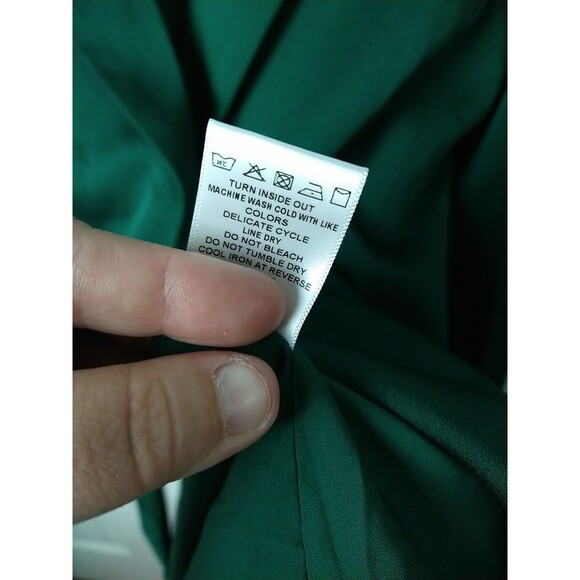 Lucy Paris Woman S Kelly Green Career Blazer Lined Long Sleeve Professional Care - Picture 9 of 10